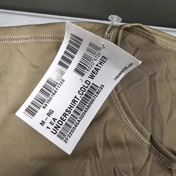 USGI Gen 3 Cold Weather Base Layer Set Medium Regular New NWT Peckham Top Bottom - Picture 3 of 6